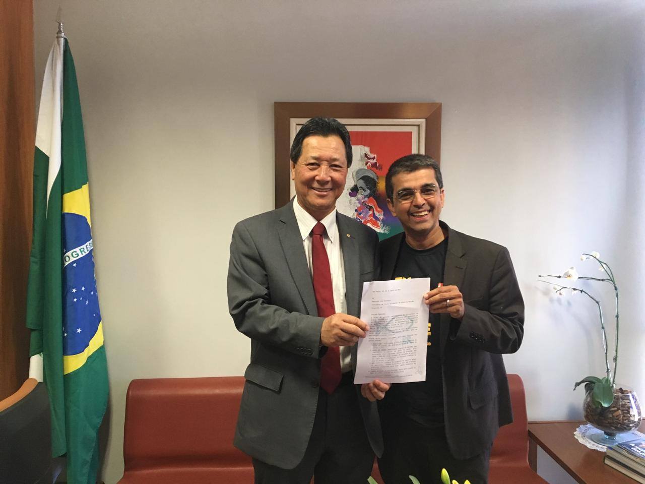 PEIXE BR apresenta demandas para o Presidente da Frente Parlamentar do Pescado