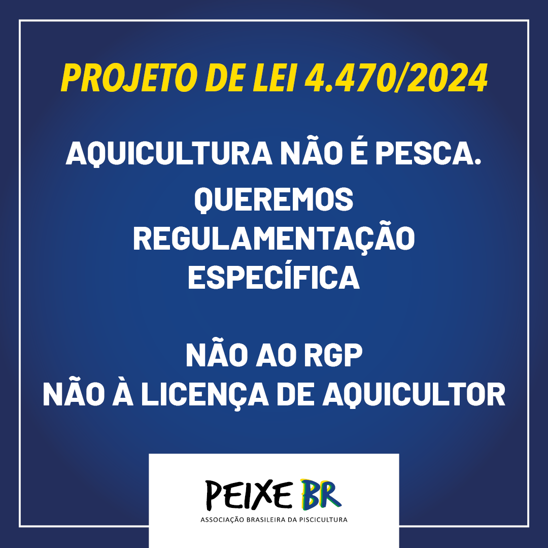 Projeto de lei no Senado pede separação da aquicultura da pesca